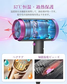 ドライヤー 大風量 速乾 折り畳み式【60秒速乾】 Yihai ドライヤー 速乾 大風量 ヘアドライヤー 1500Wハイパワー